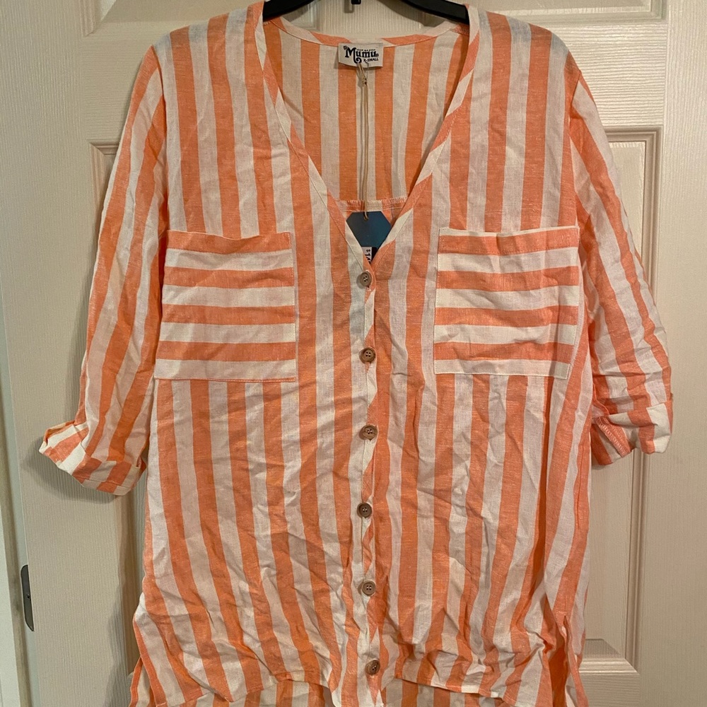 NWT Show Me Your Mumu Button Down Top